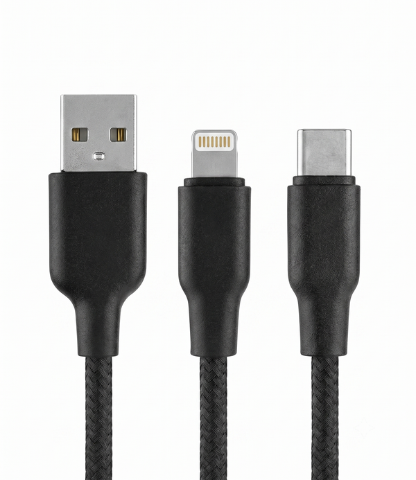 USB-A · USB-C · Lightning